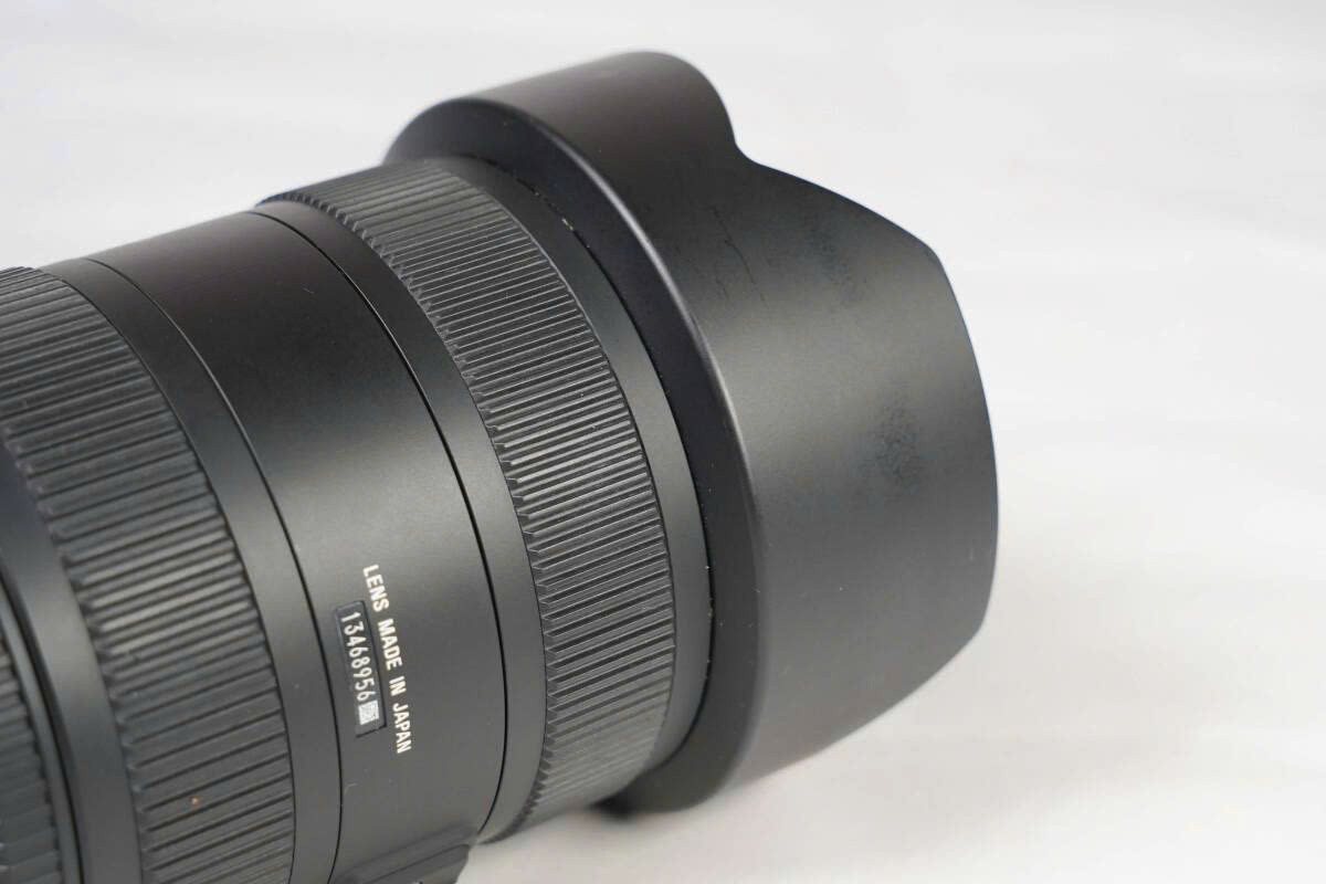 Lens góc siêu rộng canon SIGMA 12-24mm F4.5-5.6 II DG HSM for Canon EF Full Frame (Kèm nắp cap & hood) 99%