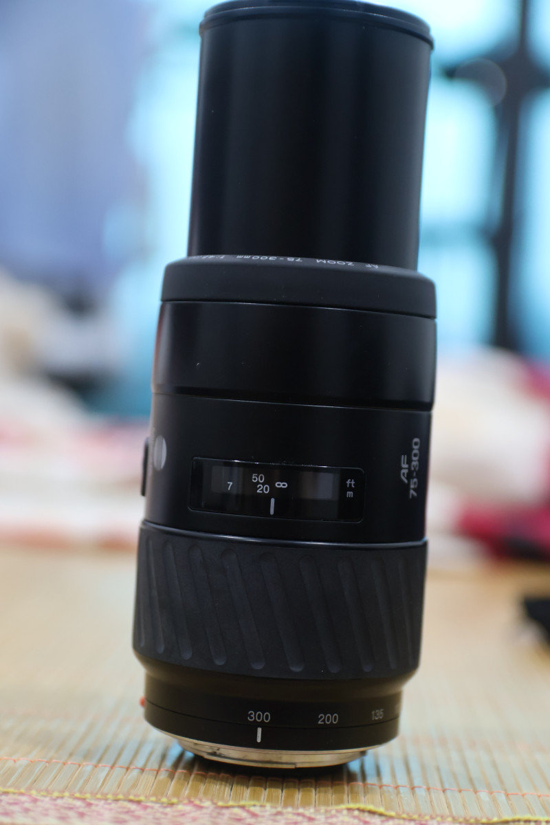 Lens sony a minolta 75-300mm - Ống kính Sony A mount