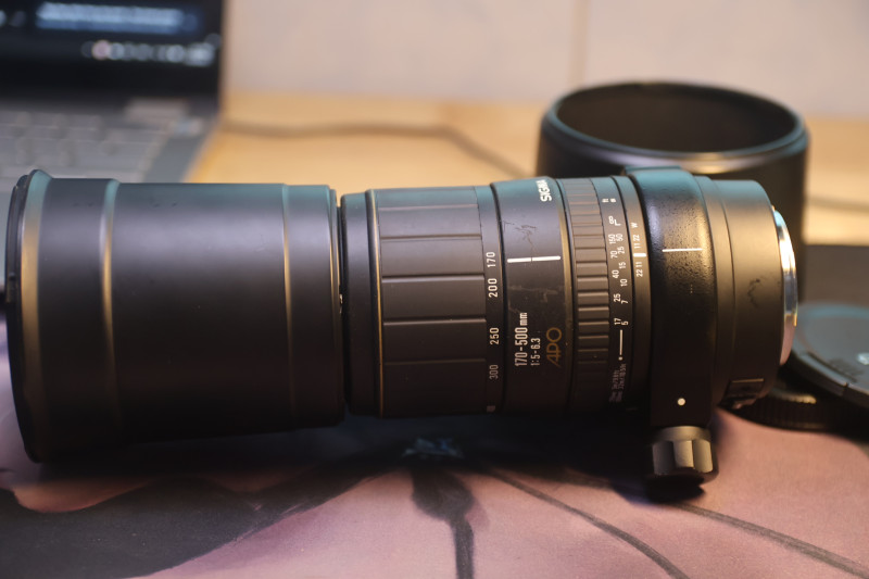 Lens Sigma 170-500mm APO for canon EF - Ống kính siêu tele
