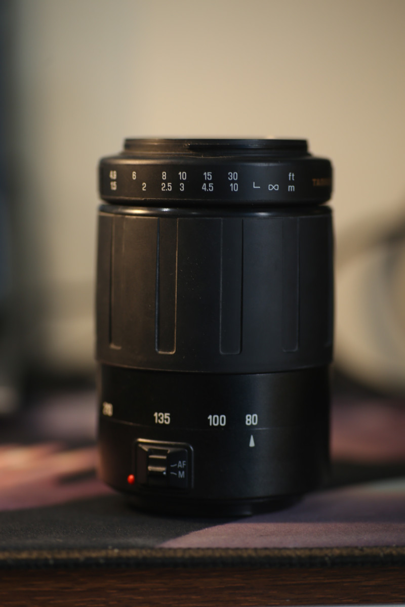 Lens Tamron 80-210mm for canon EF full frame and crop