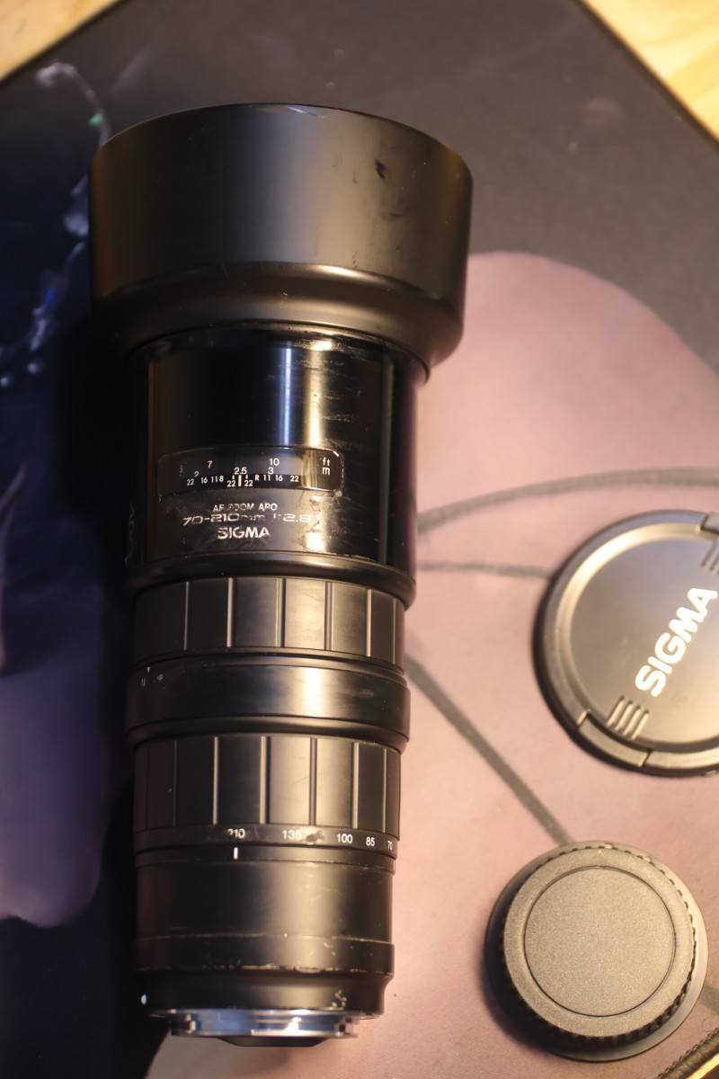 Lens SIGMA AF APO 70-210mm F2.8 CANON EF - Máy ảnh Phim