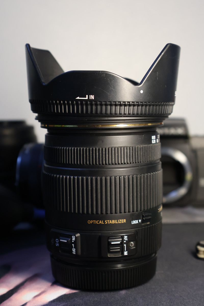 Ống kính Sigma 17-50mm F2.8 EX OS HMS For canon efs (canon crop) - Lens máy ảnh